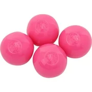 PINK COOL ROLLER HOCKEY BALLS-4 PACK, No-bounce balls for roller and street hockey. Designed to perform best in cooler weather. Pack of 4. By Mylec