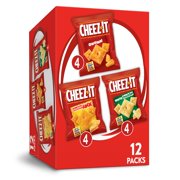 Cheez-It, Baked Snack Cheese Crackers, Variety Pack, 12 Ct, 12.1 Oz