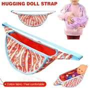 LNKOO Baby Doll Carrier Backpack Doll Accessories Sleeping Bag Front/Diagonal Carrier With Straps- Fits 10 To 14 Inch Dolls