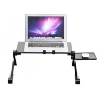 EBTOOLS laptop stand, lap desk,360 Adjustable Foldable Laptop Notebook PC Desk Table Stand Bed Tray +2 Cooling Fans