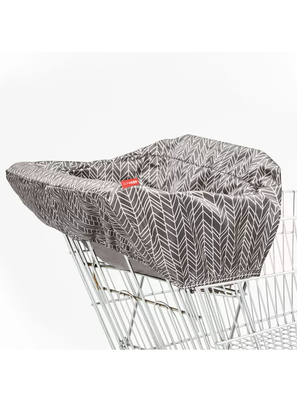 Skip Hop Take Cover Shopping Cart & High Chair Cover, Grey Feather