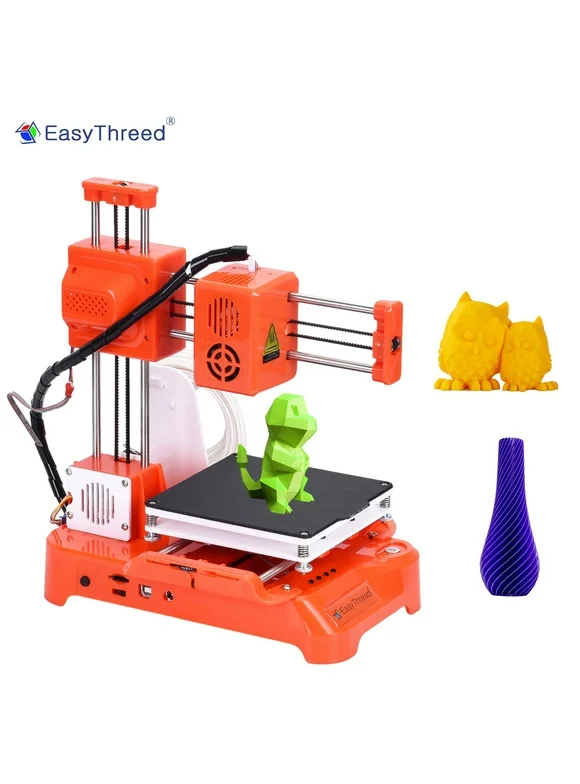 EasyThreed K7 3D Printer High Precision Desktop Mini 3D Printing Machine for Kids Teens Beginners Student, Print Size 100x100x100mm