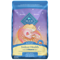 Blue Buffalo Indoor Health Natural Adult Dry Cat Food, Chicken & Brown Rice 10-lb