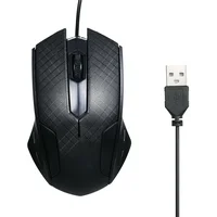 Lixada 3-Button USB Optical Wired Mouse with 1.1M Cord Compatible with Windows 7/8/10/XP MacOS