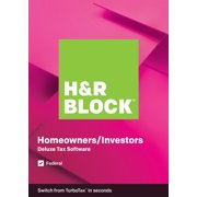 Refurbished H&R Block Tax Software Deluxe 2019 (PC)