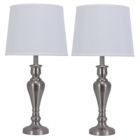 Dcor Therapy Marie Steel Touch Control Table Lamps Set of 2