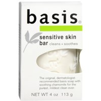 6 Pack - Basis Sensitive Skin Bar 4 oz
