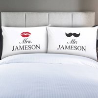 Personalized Couples Mrs and Mr Pillow Cases