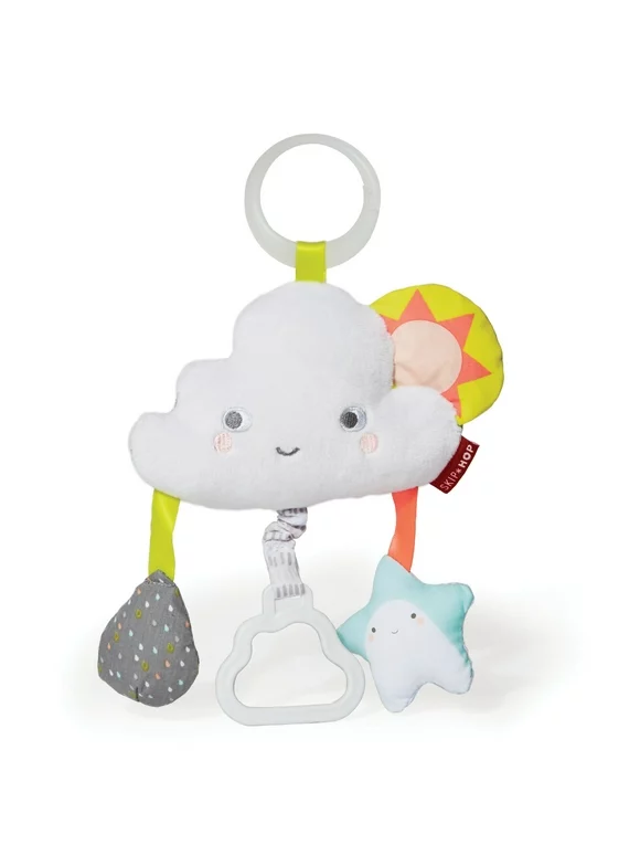 Skip Hop Silver Lining Cloud Jitter Stroller Toy, Cloud