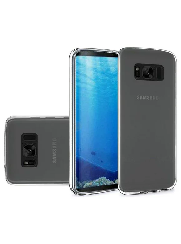 Galaxy S8 Case, Premium Crystal Transparent Soft TPU Skin Case Slim Protective Cover for Samsung Galaxy S8 - Smoke