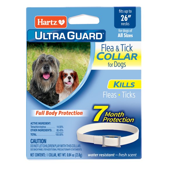 Hartz UltraGuard Flea And Tick Collar For Dogs And Puppies, 7 Months Protection, 1ct