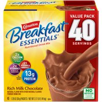 CARNATION BREAKFAST ESSENTIALS Rich Milk Chocolate 40-1.26 oz. Packets