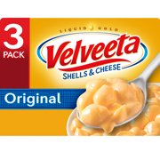 Velveeta Shells & Cheese Original Shell Pasta & Cheese Sauce Meal, 3 ct Pack, 12 oz Boxes