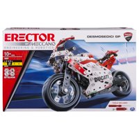 Erector by Meccano Ducati GP Model Motorcycle Building Kit, STEM Engineering Education Toy, 358 Parts, for ages 10 and up