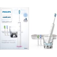 Philips Sonicare DiamondClean Smart Electric, Rechargeable Toothbrush for Complete Oral Care  9300 Series, White, HX9903/01