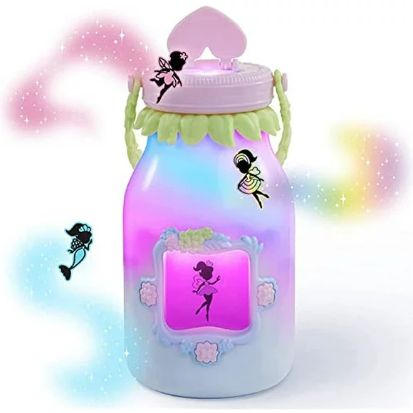 WowWee Got2Glow Fairy Finder - Electronic Fairy Jar Catches Virtual Fairies - Got to Glow (Pink)