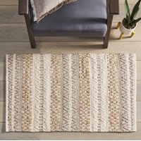 Better Homes & Gardens - Milan, 27" x 45" Accent Rug, Handwoven, Chevron-stripe, in neutral colors