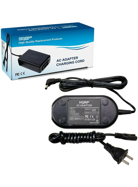 HQRP Replacement AC Adapter / Charger for Canon VIXIA HF M30, HF M300, HF M31, HF21 Camcorder