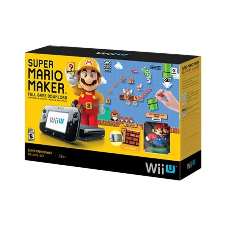 Nintendo Wii U - Super Mario Maker Deluxe Set - game console - Full HD, 1080i, HD, 480p, 480i - black