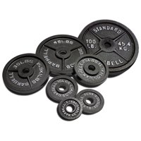 CAP Barbell Olympic Cast Iron Weight Plates, 2.5-100 lbs, Single