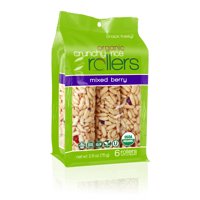 Crunchy Rice Rollers, Organic Mixed Berry, 2.6 Oz., 6 Count