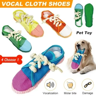 Amerteer Dog Chew Toys, Aggressive Chewer Puppies Teething Chew Toys for Boredom, Pet Dog Toothbrush Chew Toys with Rope Toys, IQ Ball and More Squeaky Toy for Puppy and Small Dogs