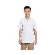 Harriton Big Boy's Easy Blend Cotton Pique Polo Shirt, Style M265Y