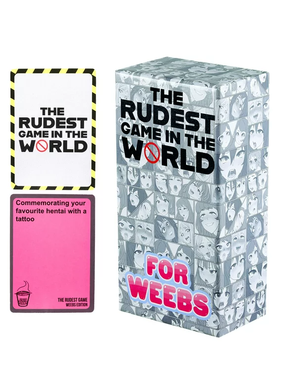 The Rudest Game in The World - Card Games for Adults and Family, Party Games for Game Night (for Weebs)