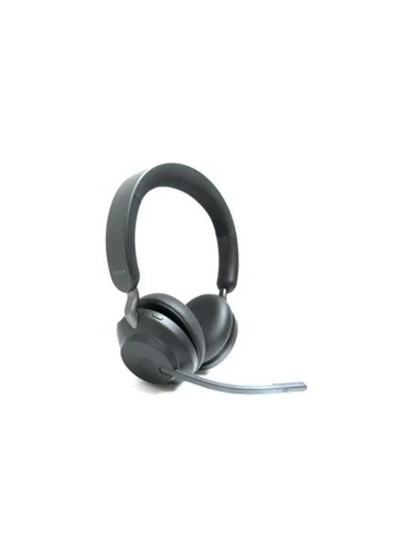 Jabra Evolve2 65 Headset - Stereo - Wireless - Bluetooth - 98.4 ft - 20 Hz - 20 kHz - Over-the-head - Binaural - Circumaural - Noise Cancelling, MEMS Technology Microphone - Black