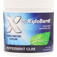 Xyloburst Xylitol Chewing Gum, Peppermint, 5.29 oz (150 g), 100 Pieces