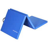 BalanceFrom 2 In. Thick Tri-Fold Folding Exercise Mat with Carrying Handles for MMA, Gymnastics and Home Gym Protective Flooring