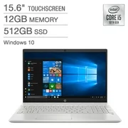 HP 15-cs3153cl Pavilion 15.6" Touchscreen Laptop - 10th Gen Intel Core i5, 12 gb Memory, 512gb SSD,  Backlit keyboard, Windows 10