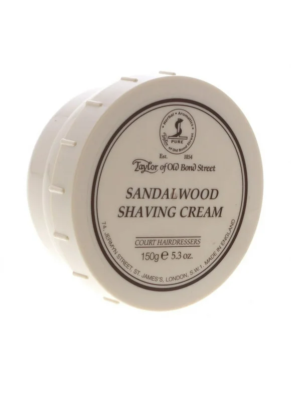 Taylor of Old Bond Street Sandalwood Shaving Cream, 5.3 oz