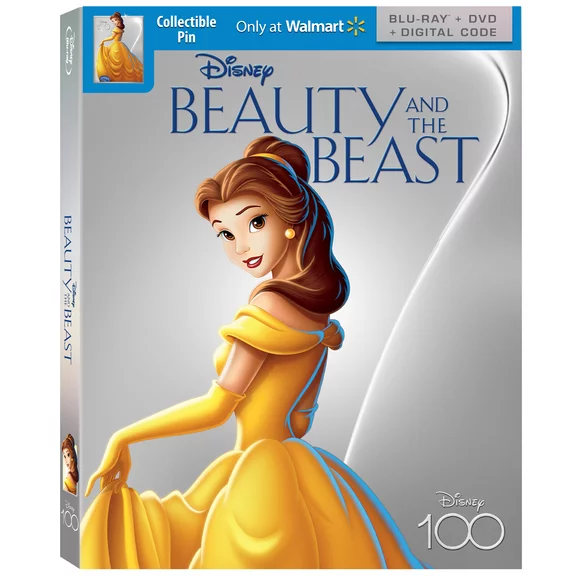 Beauty and The Beast - Disney100 Edition DX Daily Store Exclusive (Blu-ray   DVD   Digital Code)