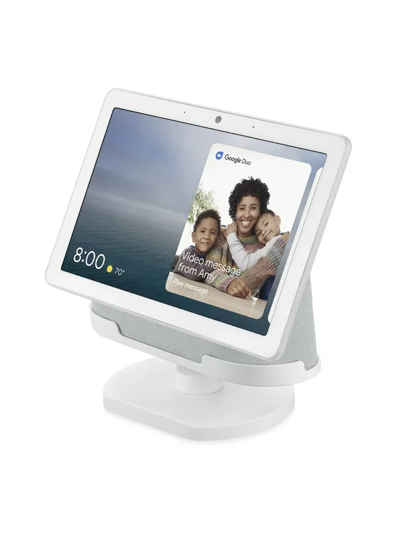 [Official Made for Google] Wasserstein Adjustable Stand Compatible with Google Nest Hub Max - Perfect Companion for Your Nest Hub Max (Chalk)