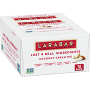 Larabar Coconut Cream Pie, Gluten Free Vegan Fruit & Nut Bars, 16 Ct