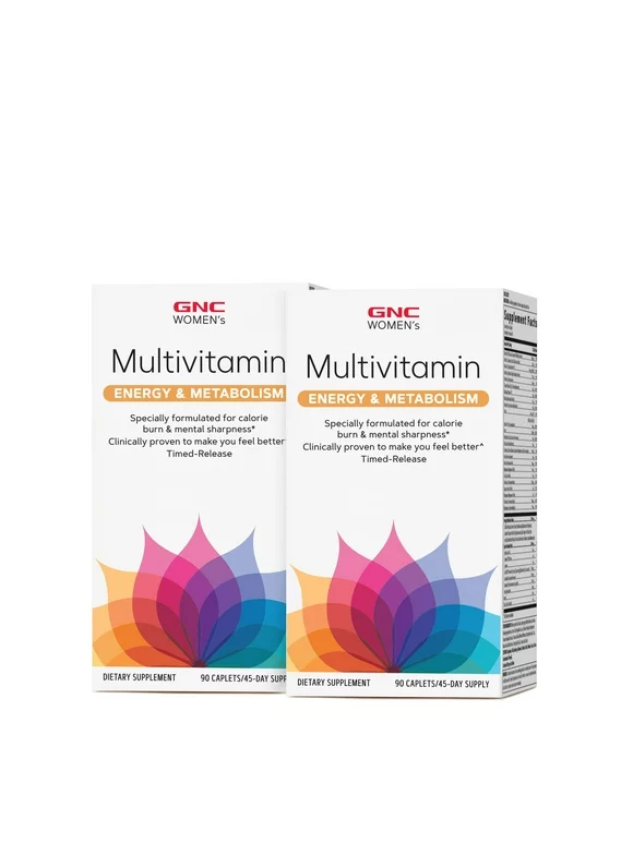 GNC Women's Multivitamin Energy & Metabolism - Twin Pack