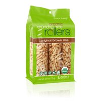 Crunchy Rice Rollers, Original Brown Rice, 6 Ct