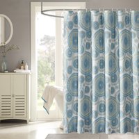 Shower Curtain w/12 rings Starburst Blue