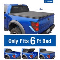 Tyger Auto TG-BC3F1022 TRI-FOLD Truck Bed Tonneau Cover works with 1982-2013 Ford Ranger; 1994-2011 Mazda B-Series Pickup | Styleside 6' Bed