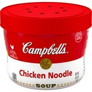 (4 pack) Campbell's Chicken Noodle Soup Microwavable Bowl, 15.4 oz.