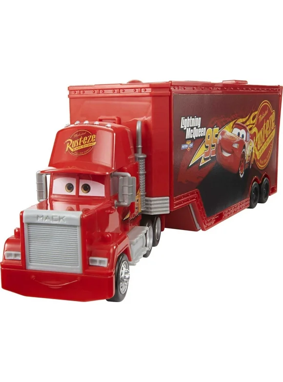 Disney Pixar Cars Transforming Mack Playset, 2-in-1 toy Truck & Tune-Up Station