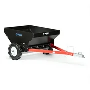 Titan Attachments Compact Manure Spreader for Lawn Tractor and ATV/UTVs, Utility Tow-Behind