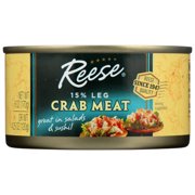 Reese Fancy Crabmeat 15% Leg Can, 6 Oz