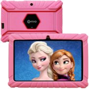 Contixo 7 inch Kids Tablet 2GB RAM 32GB WiFi Android 10.0 Tablet For Kids Bluetooth Parental Control Pre-Installed Learning Tablet Apps for Toddlers Children Kid-Proof Protective Case, V9-2 Pink