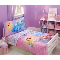 Disney Princess Adventure Rules Toddler 4-Piece Bedding Set
