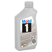 (3 Pack) Mobil 1 5W-20 Full Synthetic Motor Oil, 1 qt.