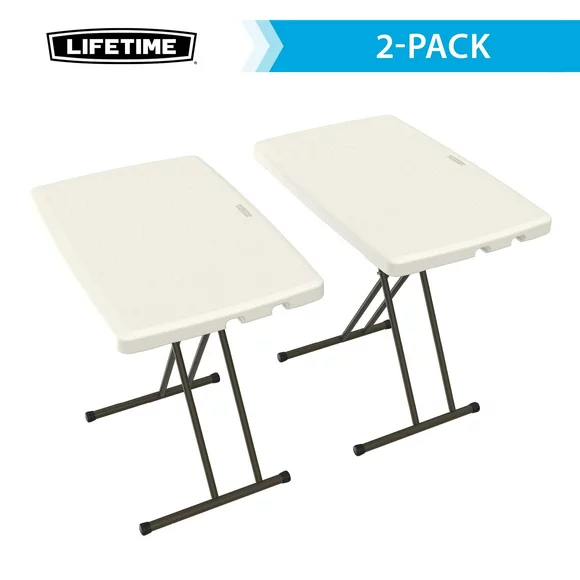 Lifetime 30 in. Almond Personal Table 2-Pack - 80885
