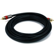 Monoprice 15ft High-quality Coaxial Audio/Video RCA CL2 Rated Cable - RG6/U 75ohm (for S/PDIF, Digital Coax, Subwoofer,
