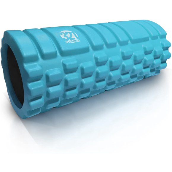 321 STRONG Foam Roller - Medium Density Deep Tissue Massager for Muscle Massage and Myofascial Trigger Point Release  with 4K eBook